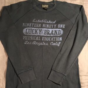 Lucky Brand Thermal Shirt. Size Medium